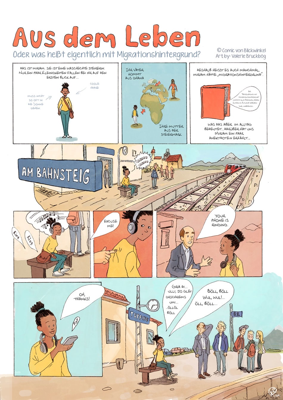Aus dem Leben, Blickwinkel Comic basierend auf Interviews