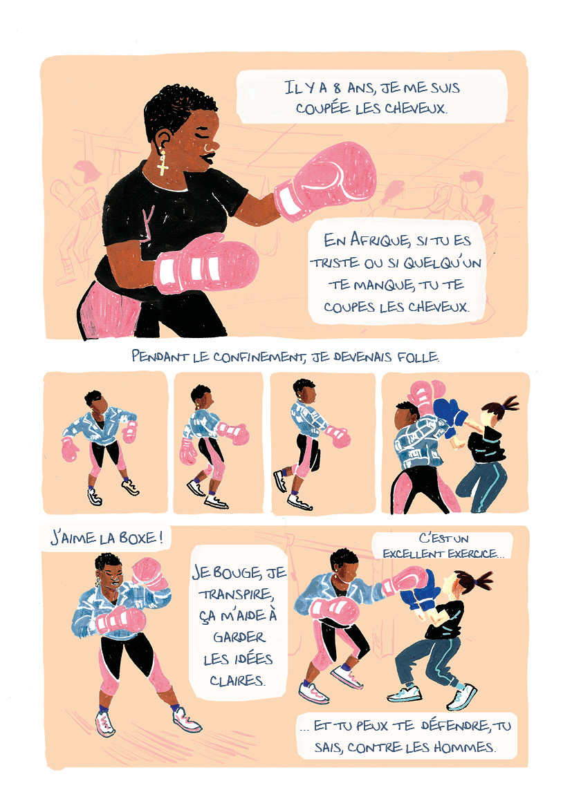  female boxing self defense interview 10fold comic 