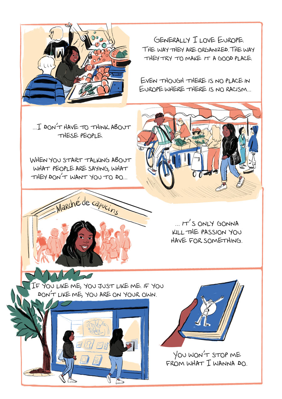 a young woman moves from delta state, nigeria to Bordeaux in France. She wants to become a nurse but before she has to learn french. She faces discrimination in France but she won't give up her goal to become a nurse.